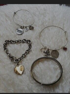 Alex and Ani bracelet and bundle of charm bracelets